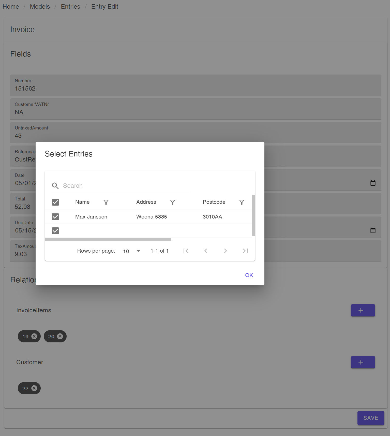 Invoice Entry3