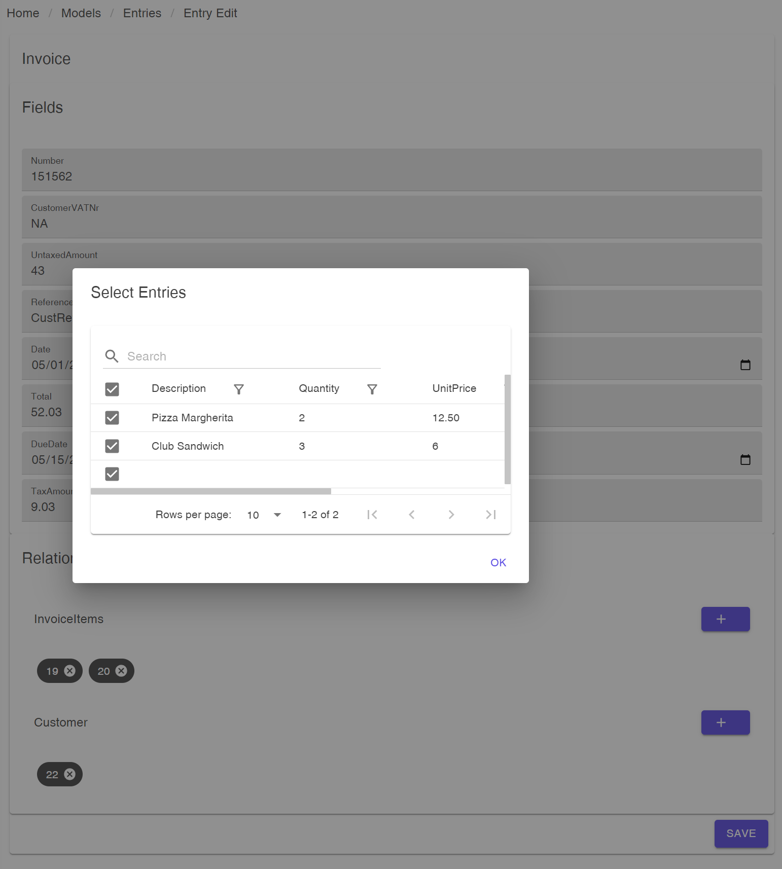 Invoice Entry3